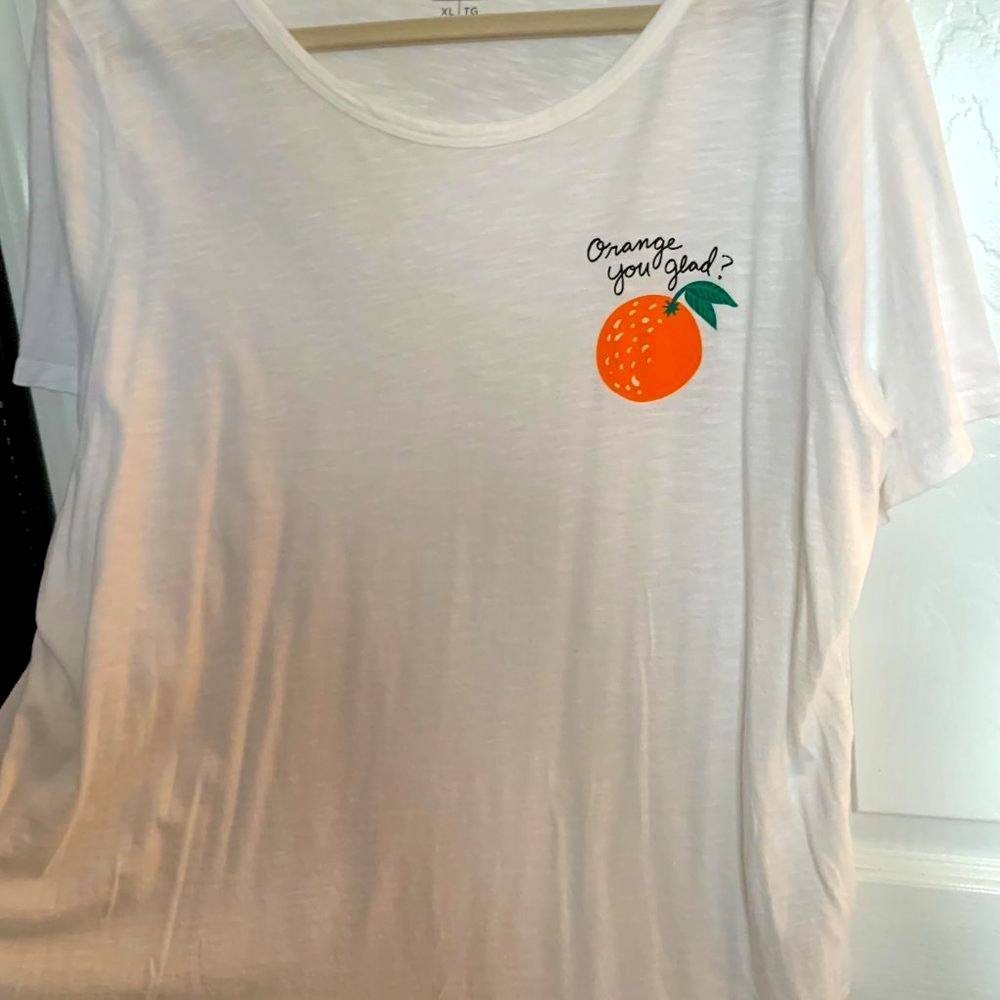 Old Navy "Orange You Glad?" T- Shirt XL